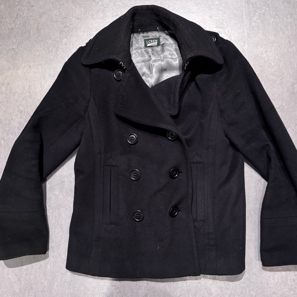Vintage(ish) 2008 J Crew Women’s Wool Pea Coat